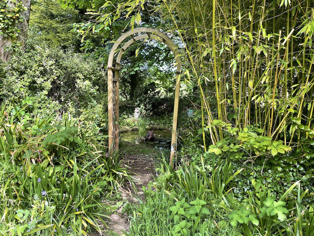 hidden magic places in the garden of Penventon House Campsite